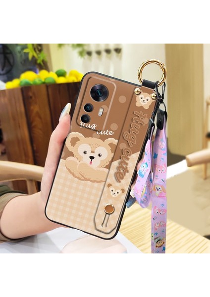 Telefon Kılıfı Xiaomi 12T Pro Kordon Bileklikli Karikatür Telefon Kılıfı (Yurt Dışından)