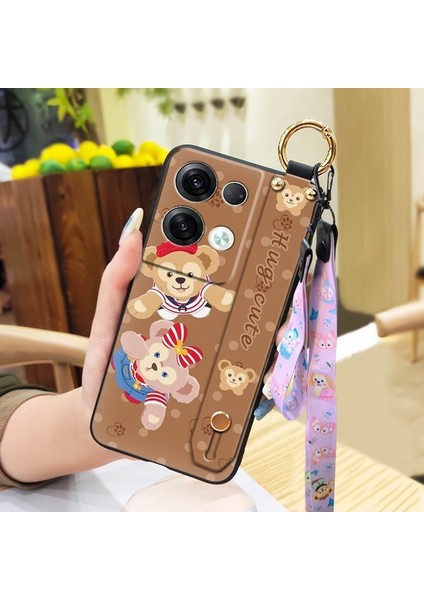 Telefon Kılıfı Oppo Reno 8 Pro Plus 5g Kordon Bileklikli Karikatür Telefon Kılıfı (Yurt Dışından)