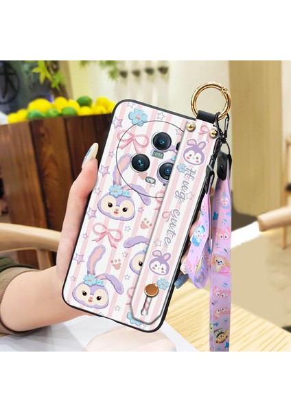 Telefon Kılıfı Huawei Honor Magic 5 Pro Kordon Bileklikli Karikatür Telefon Kılıfı (Yurt Dışından)