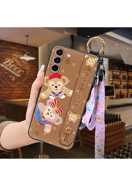 Telefon Kılıfı Samsung Galaxy S23 Plus Kordon Bileklikli Karikatür Telefon Kılıfı (Yurt Dışından)