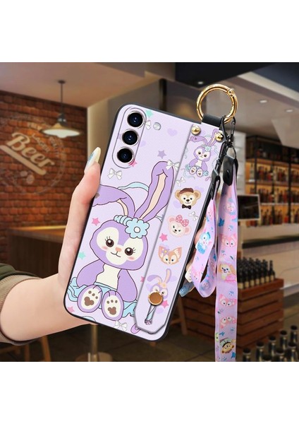 Telefon Kılıfı Samsung Galaxy S23 Kordon Bileklikli Karikatür Telefon Kılıfı (Yurt Dışından)