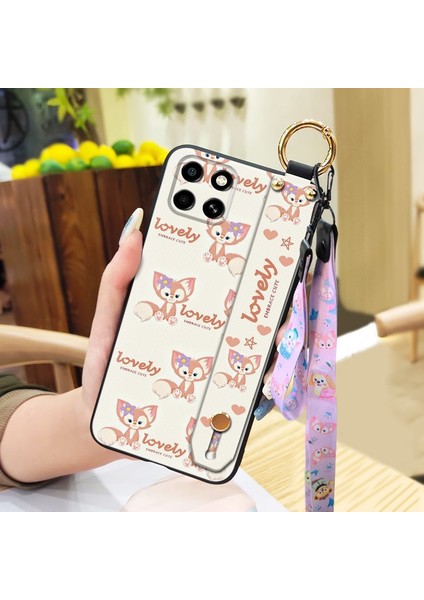 Telefon Kılıfı Infinix Smart 6 Hd Kordon Bileklikli Karikatür Telefon Kılıfı (Yurt Dışından)