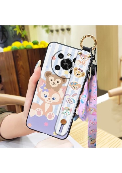 Telefon Kılıfı Huawei Honor X9 4g Kordon Bileklikli Karikatür Telefon Kılıfı (Yurt Dışından)
