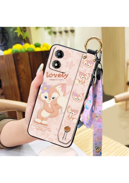 Telefon Kılıfı Motorola Moto E13 Kordon Bileklikli Karikatür Telefon Kılıfı (Yurt Dışından) fiyatları