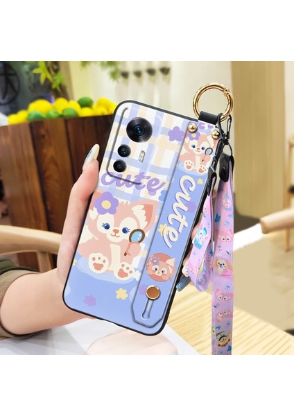 Telefon Kılıfı Xiaomi 12T Pro Kordon Bileklikli Karikatür Telefon Kılıfı (Yurt Dışından)