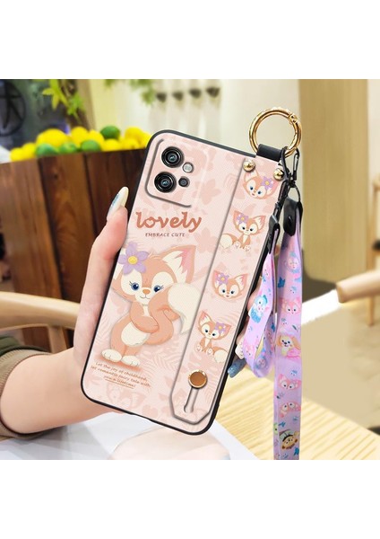 Telefon Kılıfı Motorola Moto G32 Kordon Bileklikli Karikatür Telefon Kılıfı (Yurt Dışından)