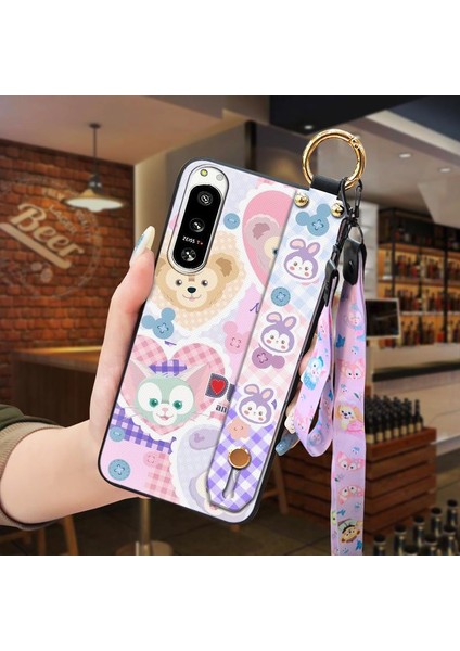 Telefon Kılıfı Sony Xperia 5 Iv Kordon Bileklikli Karikatür Telefon Kılıfı (Yurt Dışından)