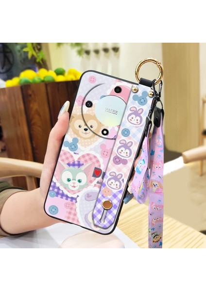 Telefon Kılıfı Huawei Honor X9A 5g/magic 5 Lite Kordon Bileklikli Karikatür Telefon Kılıfı (Yurt Dışından)