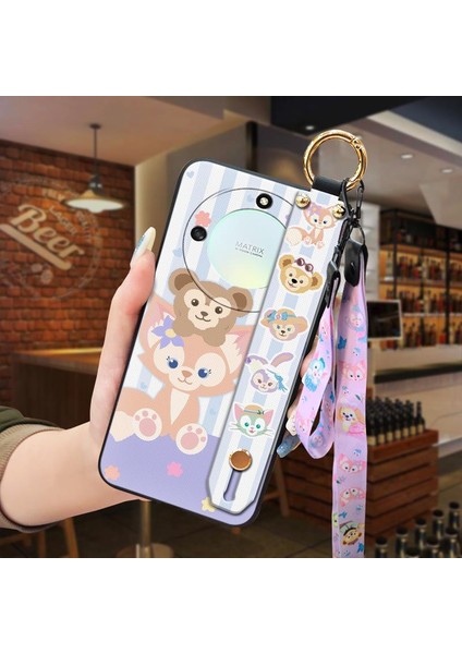 Telefon Kılıfı Huawei Honor X40 Kordon Bileklikli Karikatür Telefon Kılıfı (Yurt Dışından)