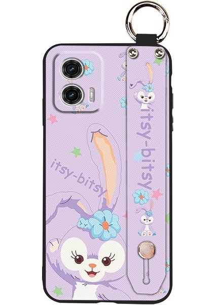 Telefon Kılıfı Motorola Moto G73 5g Kordon Bileklikli Karikatür Telefon Kılıfı (Yurt Dışından)