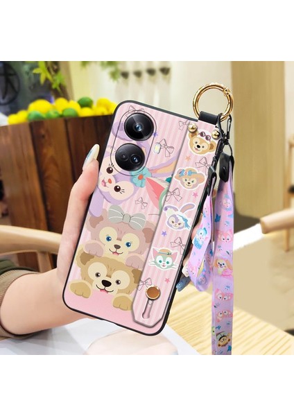 Telefon Kılıfı Oppo REALME10 Pro+ 5g Kordon Bileklikli Karikatür Telefon Kılıfı (Yurt Dışından)