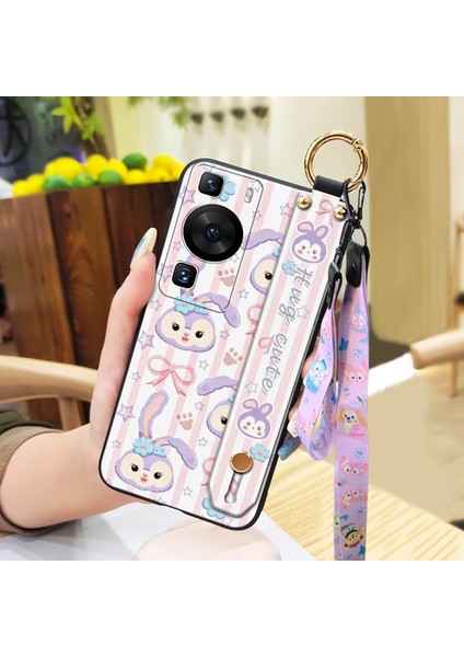 Telefon Kılıfı Huawei P60/P60 Pro Kordon Bileklikli Karikatür Telefon Kılıfı (Yurt Dışından) fiyatları