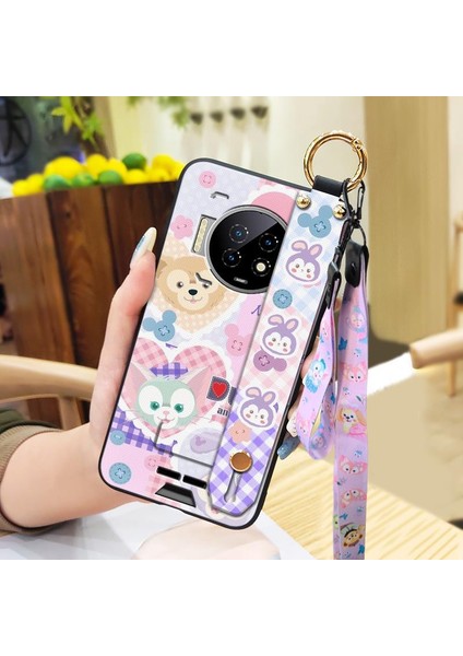 Telefon Kılıfı Oukitel WP19 Kordon Bileklikli Karikatür Telefon Kılıfı (Yurt Dışından)