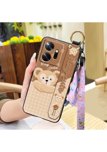 Telefon Kılıfı Infinix Zero 20 Kordon Bileklikli Karikatür Telefon Kılıfı (Yurt Dışından)