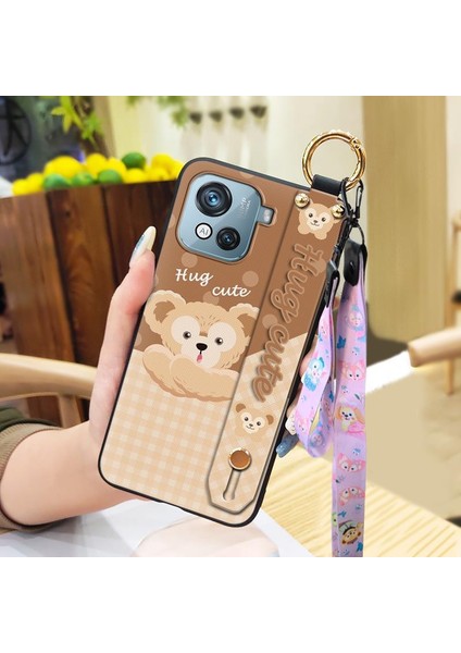 Telefon Kılıfı Blackview Oscal C80 Kordon Bileklikli Karikatür Telefon Kılıfı (Yurt Dışından)