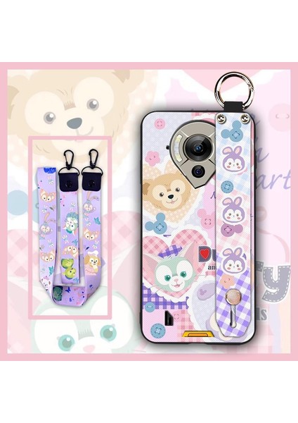 Telefon Kılıfı Oukitel WP16 Kordon Bileklikli Karikatür Telefon Kılıfı (Yurt Dışından)