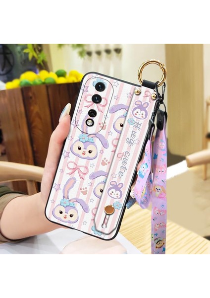 Telefon Kılıfı Huawei Honor 80 Pro 5g Kordon Bileklikli Karikatür Telefon Kılıfı (Yurt Dışından)