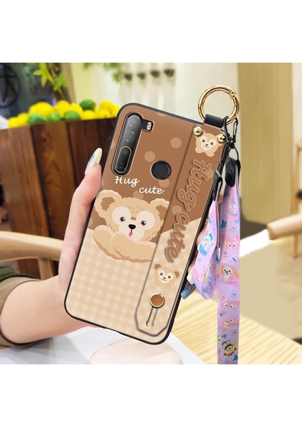 Telefon Kılıfı Htc Desire 20 Pro Bileklikli Karikatür Telefon Kılıfı (Yurt Dışından)
