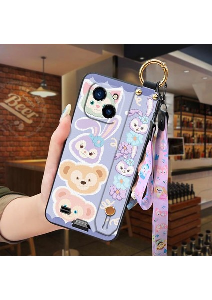 Telefon Kılıfı Oukitel WP20 Kordon Bileklikli Karikatür Telefon Kılıfı (Yurt Dışından)