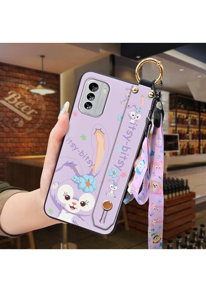 Telefon Kılıfı Nokia G60 Kordon Bileklikli Karikatür Telefon Kılıfı (Yurt Dışından) fiyatları