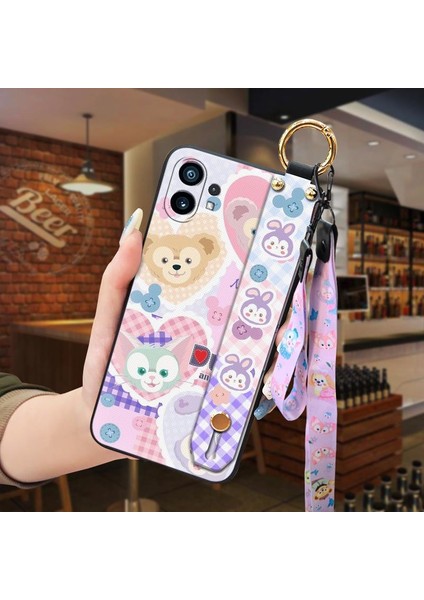 Telefon Kılıfı Nothing Phone1 Kordon Bileklikli Karikatür Telefon Kılıfı (Yurt Dışından) fiyatları