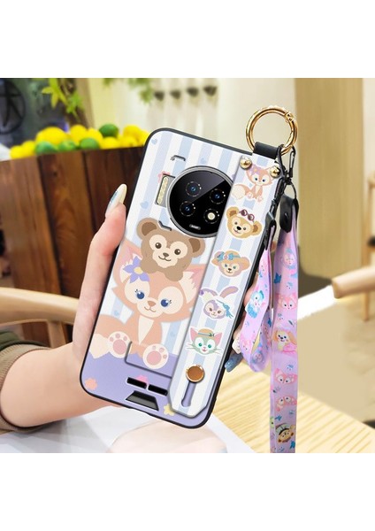 Telefon Kılıfı Oukitel WP19 Kordon Bileklikli Karikatür Telefon Kılıfı (Yurt Dışından)