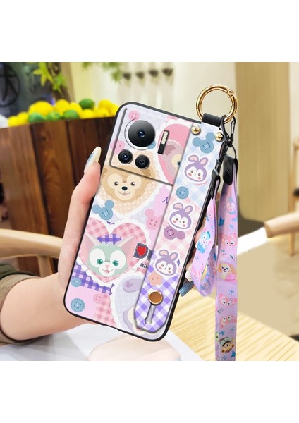 Telefon Kılıfı Infinix Note 12 Vıp Kordon Bileklikli Karikatür Telefon Kılıfı (Yurt Dışından)