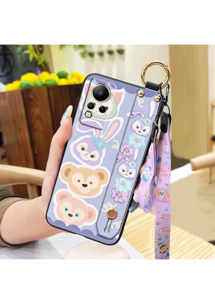 Telefon Kılıfı Infinix Note 12 G88 Kordon Bileklikli Karikatür Telefon Kılıfı (Yurt Dışından)