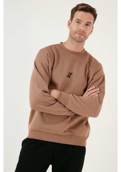 Regular Fit Bisiklet Yaka Pamuklu Içi Tüylü Yumuşak Şardonlu Erkek Sweat 5905405 fiyatları