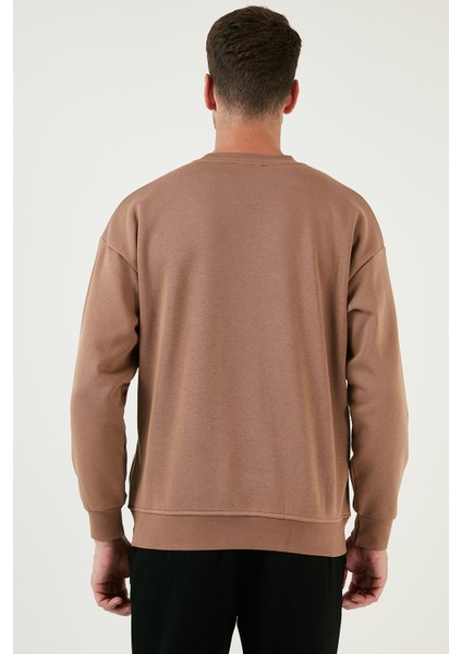 Regular Fit Bisiklet Yaka Pamuklu Içi Tüylü Yumuşak Şardonlu Erkek Sweat 5905405 indirimleri