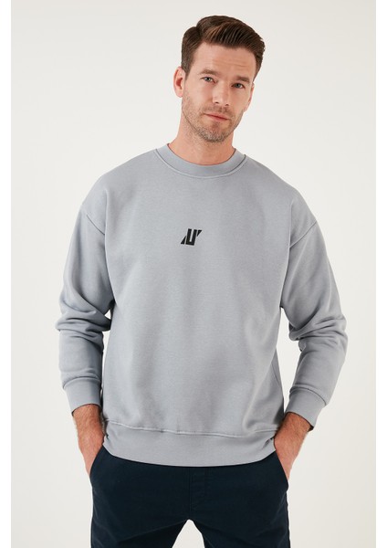 Regular Fit Bisiklet Yaka Pamuklu Içi Tüylü Yumuşak Şardonlu Erkek Sweat 5905405 fiyatları