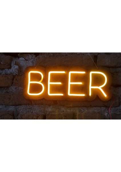 Beer Neon Ledli Duvar Aydınlatması