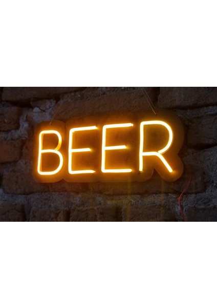 Beer Neon Ledli Duvar Aydınlatması