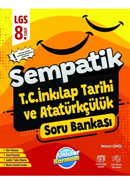 8. Sınıf LGS Sempatik T.C. İnkılap Tarihi ve Atatürkçülük Soru Bankası