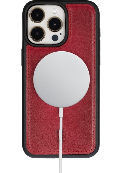 Apple iPhone 15 Pro Max Uyumlu Deri Cüzdanlı Kılıf V4EF