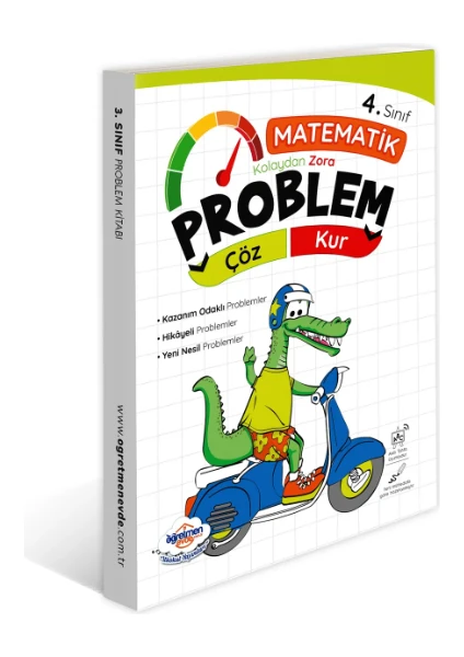 Öğretmen Evde Yayınları 4. Sınıf Matematik Problem Çöz