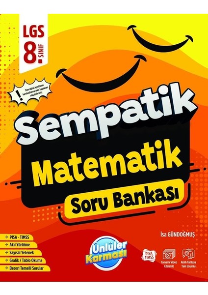 Ünlüler Karması 8. Sınıf LGS Sempatik Matematik Soru Bankası