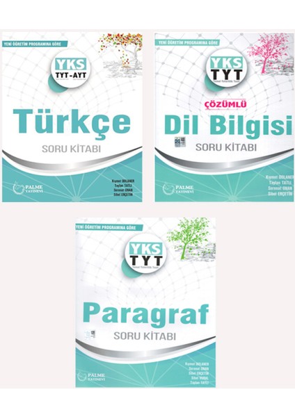 Palme Yayıncılık TYT Soru Kitabı Türkçe - Dil Bilgisi - Paragraf