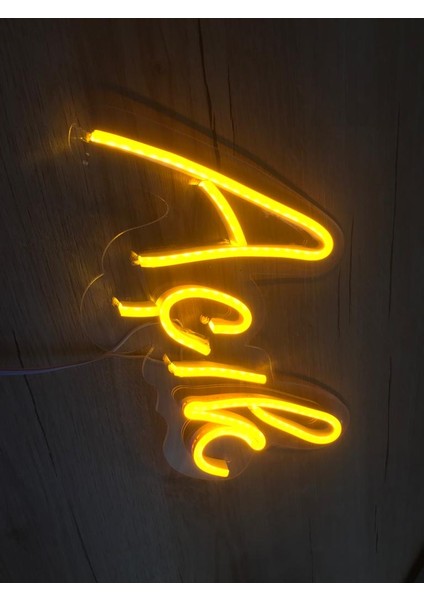 64CIGABAYT Neon Tabela Neon Dekoratif Duvar Aydınlatması