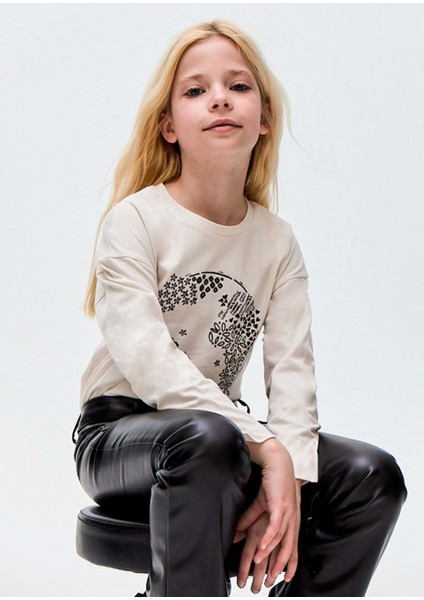 Çocuk Tshirt - Beyaz - 12 Yaş - 7056