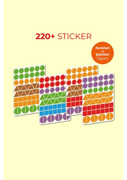 Farm Sticker Activity Set, Dikkat ve Konsantrasyon Artırıcı Çiftlik Sticker Aktivite Seti / 220+ Stickers modelleri