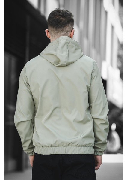 Bailey Suya Dayanaklı Slim Fit Erkek Kapüşonlu Mevsimlik Mont Yağmurluk indirimleri