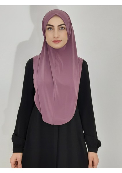 Namaz Örtüsü, Hazır Büyük Esarp, Malezya Modeli, Hijap ,hac Umre Icin Uygundur Sandy Kumas Leylak