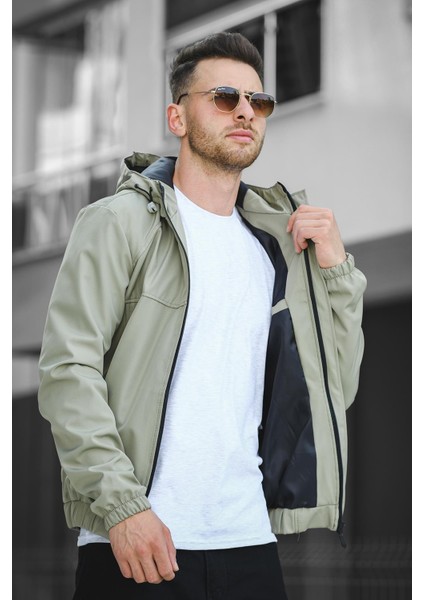 Bailey Suya Dayanaklı Slim Fit Erkek Kapüşonlu Mevsimlik Mont Yağmurluk fiyatları
