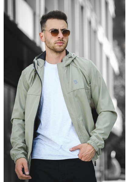 Bailey Suya Dayanaklı Slim Fit Erkek Kapüşonlu Mevsimlik Mont Yağmurluk modelleri