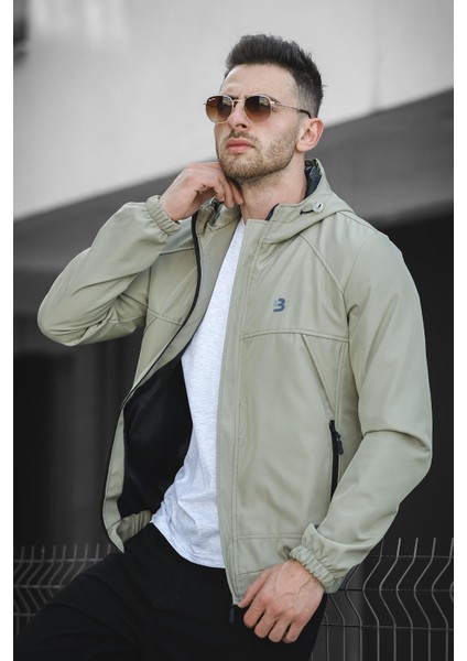 Bailey Suya Dayanaklı Slim Fit Erkek Kapüşonlu Mevsimlik Mont Yağmurluk fırsatları