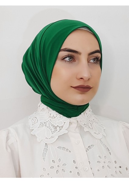 Cıtcıtlı Hazır Şal Hijapyeşil Renk