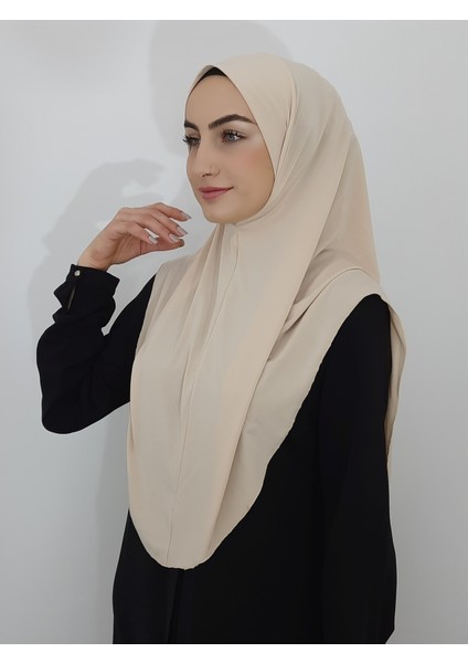 Namaz Örtüsü, Hazır Büyük Esarp, Malezya Modeli, Hijap ,hac Umre Icin Uygundur Sandy Kumas Ten Rengi