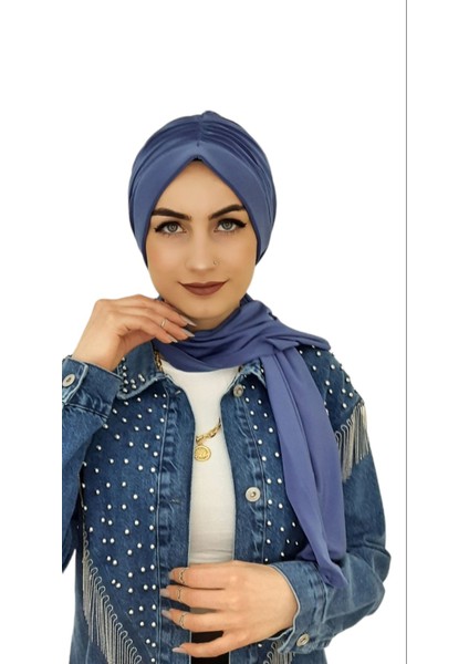 Tasarım Hazır Bone Indigo Renk