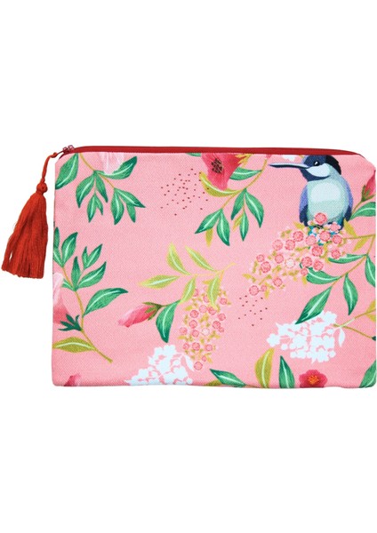 Çiçekli Yavruağzı Clutch